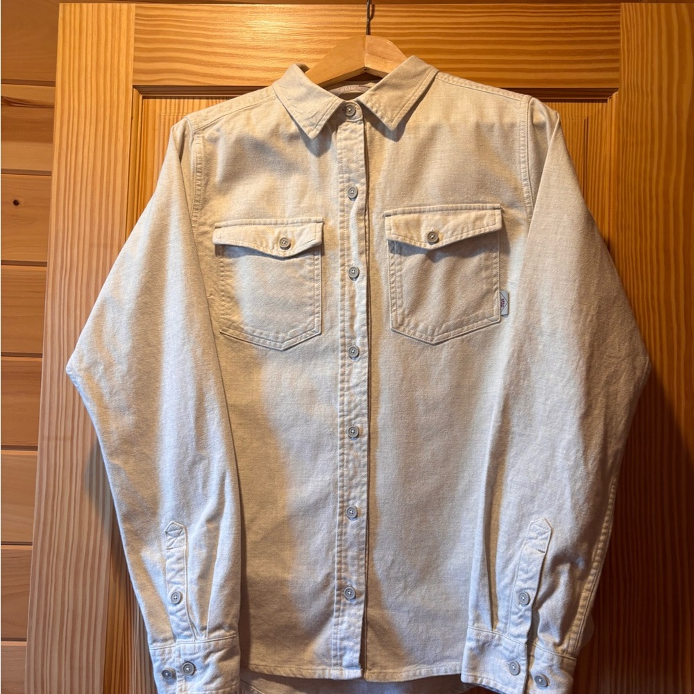 Stio Women's Oatmeal Heather Flannel Shirt